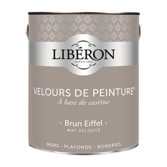 Peinture multisupport velours brun Eiffel 2,5L - LIBERON
