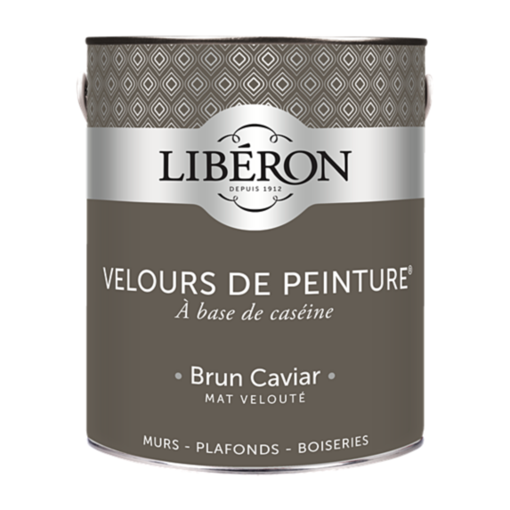 Peinture multisupport velours brun caviar 2,5L - LIBERON