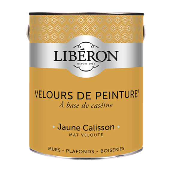 Peinture multisupport velours jaune calisson 2,5L - LIBERON