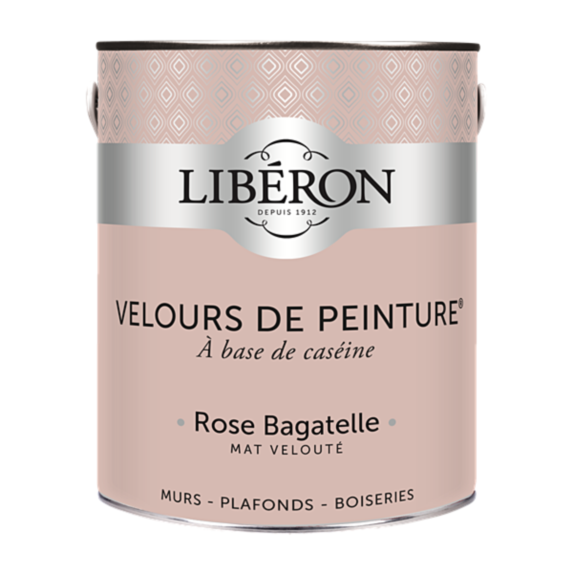 Peinture multisupport velours rose bagatelle 2,5L - LIBERON