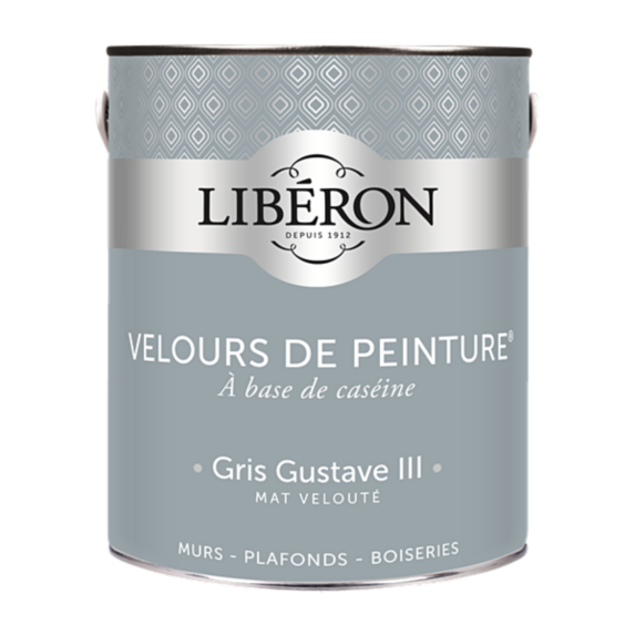 Peinture multisupport velours gris Gustave III 2,5L - LIBERON