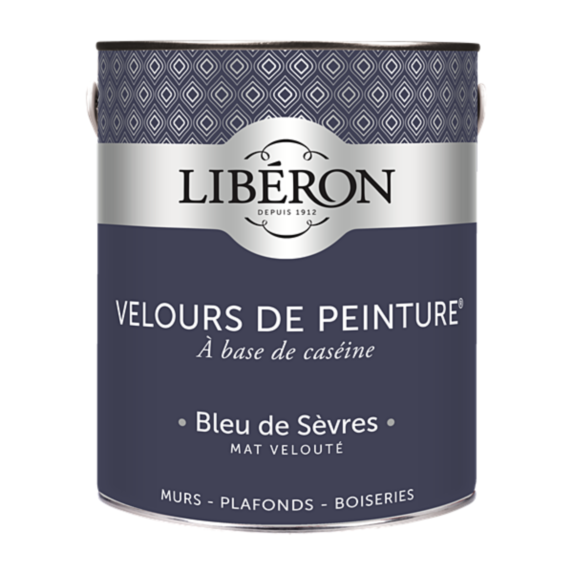 Peinture multisupport velours bleu de Sèvres 2,5L - LIBERON