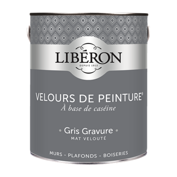 Peinture multisupport velours gris gravure 2,5L - LIBERON