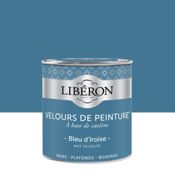 Peinture murale Velours bleu d'iroise 0,5 L - LIBERON