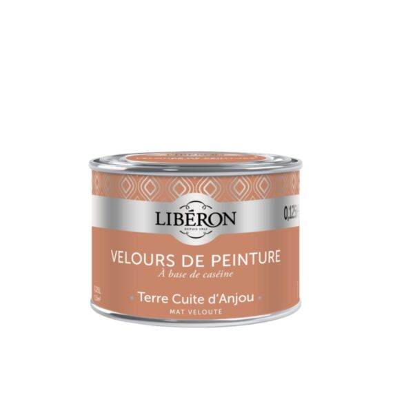 Peinture murale Velours terre cuite d'anjou 125 ml - LIBERON