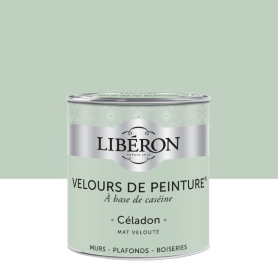 Peinture murale Velours céladon 0,5 L - LIBERON