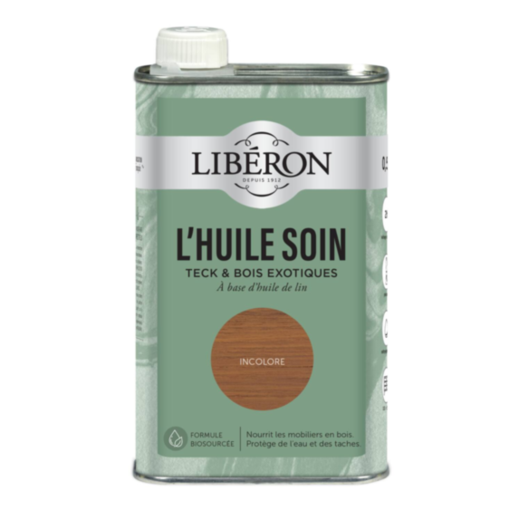 L'huile Soin pour Mobiliers bois Incolore 0,5L - LIBERON