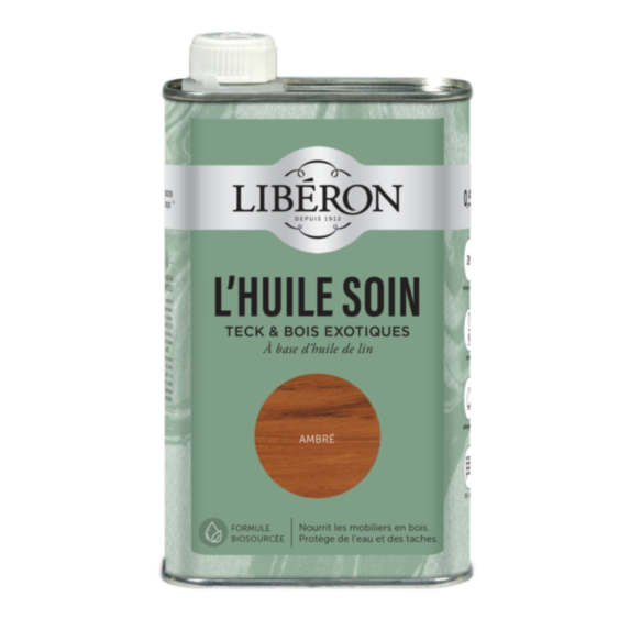 L'huile Soin pour Mobiliers bois Ambre 0,5L - LIBERON