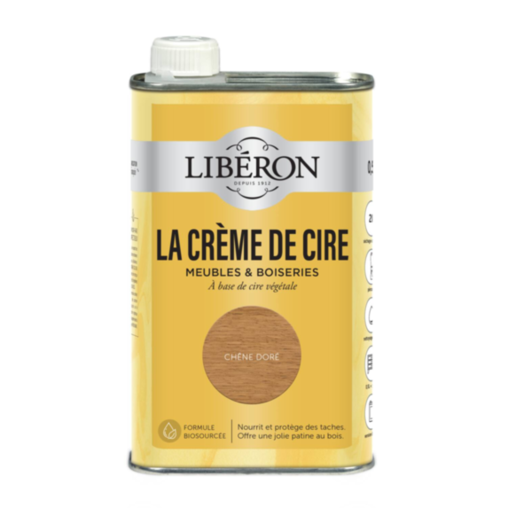 La Crème de Cire Liquide Chêne Doré 0,5L - LIBERON