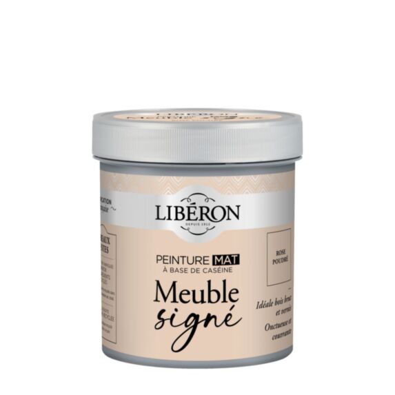 Peinture meuble Signé mat rose poudré 0,5L - LIBERON