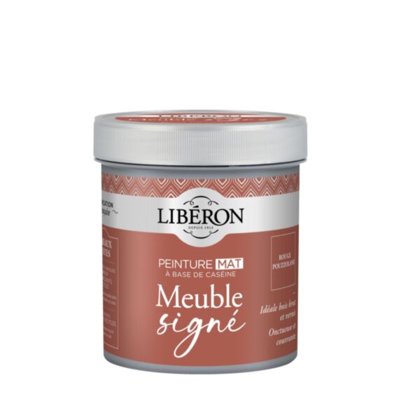 Peinture meuble Signé mat rouge pouzzolane 0,5L - LIBERON