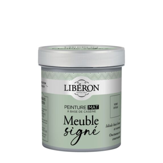 Peinture meuble Signé mat vert d'eau 0,5L - LIBERON