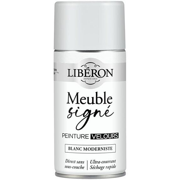 Peinture Meuble Signé Velours Blanc Moderniste 300ml - LIBERON