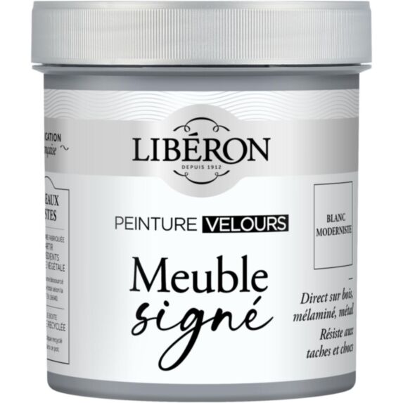 Peinture Meuble Signé Velours blanc 0,5L - LIBERON