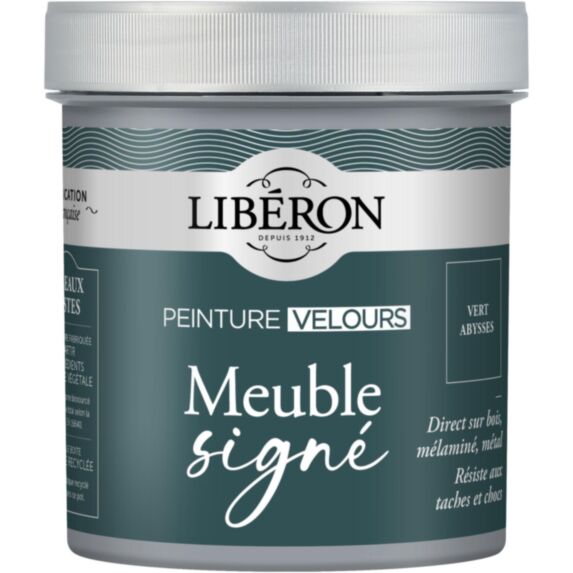 Peinture Meuble signé Velours Vert Abysses 0,5L - LIBERON