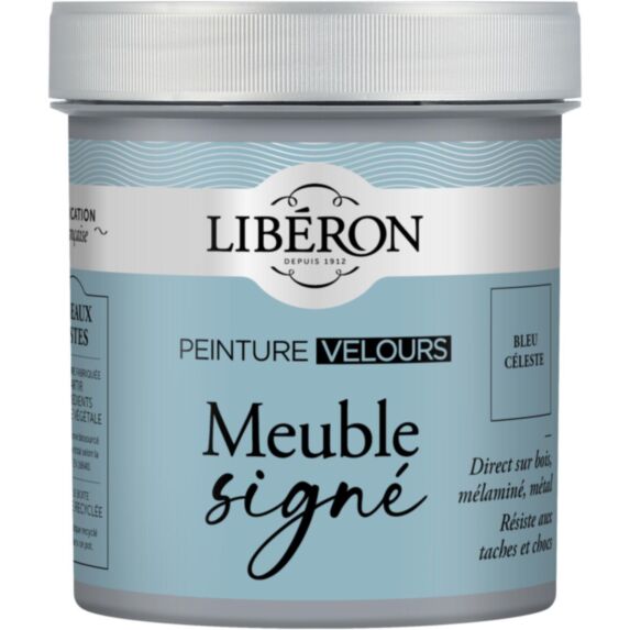 Peinture meuble Signé velours bleu céleste 0,5L - LIBERON