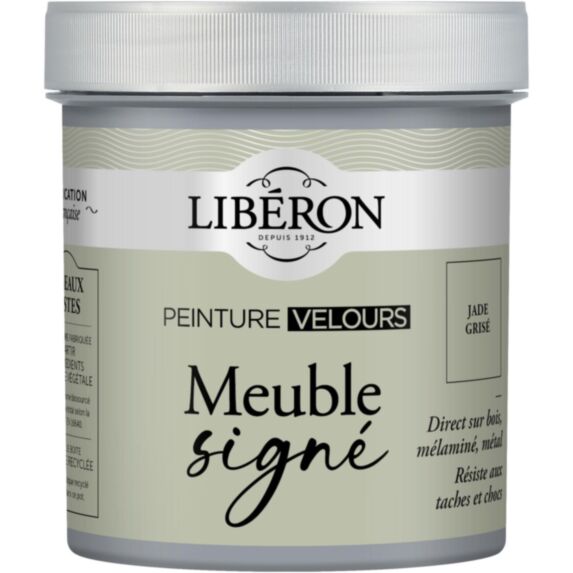 Peinture Meuble Signé Velours jade grisé 0,5L - LIBERON