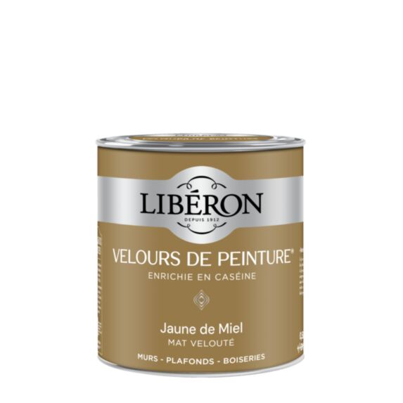 Peinture Velours de peinture - Jaune de Miel 0,5L - LIBERON