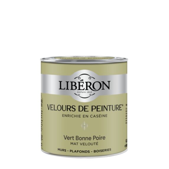 Peinture Velours de peinture - Vert Bonne Poire 0,5L - LIBERON