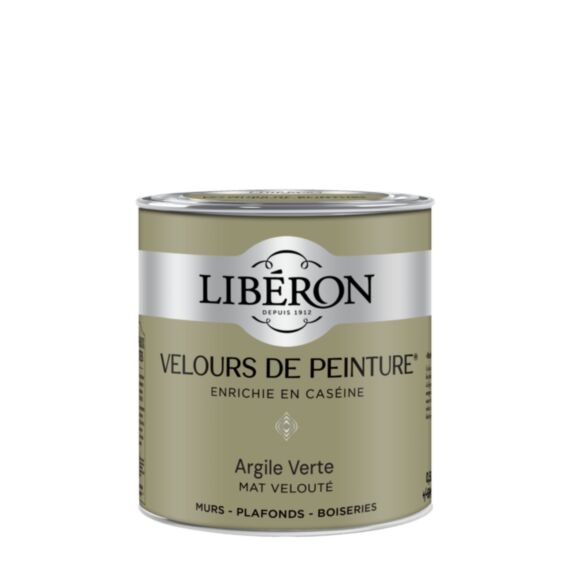 Peinture Velours de peinture - Argile Verte 0,5L - LIBERON