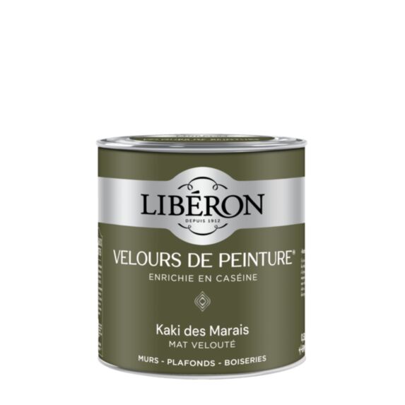 Peinture Velours de peinture - Kaki des Marais 0,5L - LIBERON