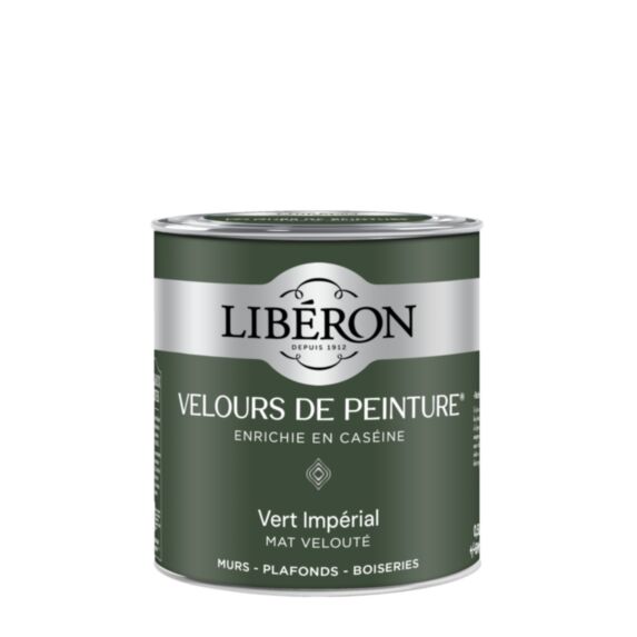 Peinture Velours de peinture - Vert Impérial 0,5L - LIBERON