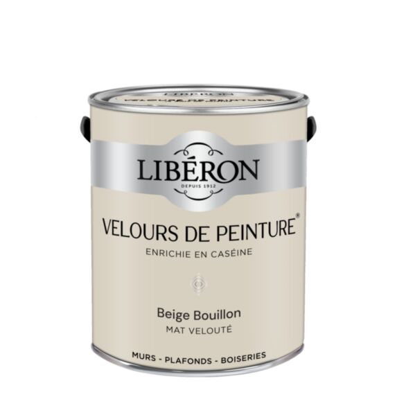 Peinture Velours de peinture - Beige Bouillon 2,5L - LIBERON