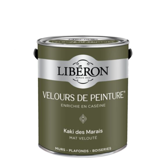 Peinture Velours de peinture - Kaki des Marais 2,5L - LIBERON