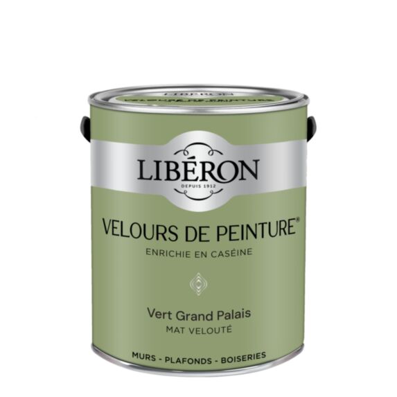 Peinture Velours de peinture - Vert Grand Palais 2,5L - LIBERON