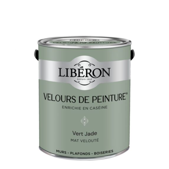 Peinture Velours de peinture - Vert Jade 2,5L - LIBERON