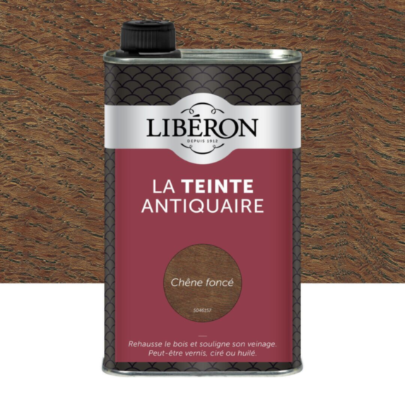 Teinte antiquaire bois durs chêne foncé 0,5L LIBERON