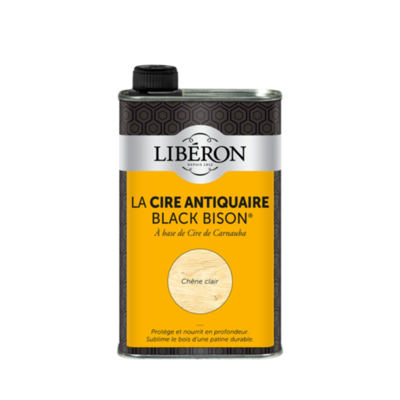Cire antiquaire « black bison » liquide 0.5l - Chêne clair -LIBERON