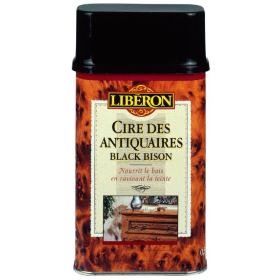 Cire antiquaire « black bison » pâte 0.5L - Chêne clair- LIBERON