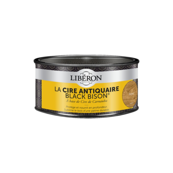 Cire antiquaire « black bison » pâte 0.5L - Noyer - LIBERON