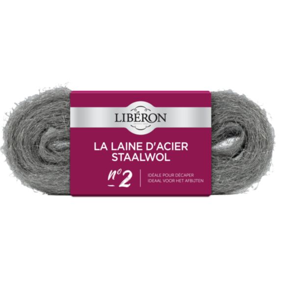 Laine d'acier n°2 3x30gr - LIBERON