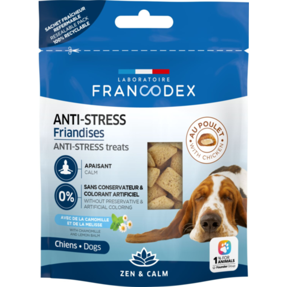 FRIANDISES ANTI-STRESS CHIEN 75G