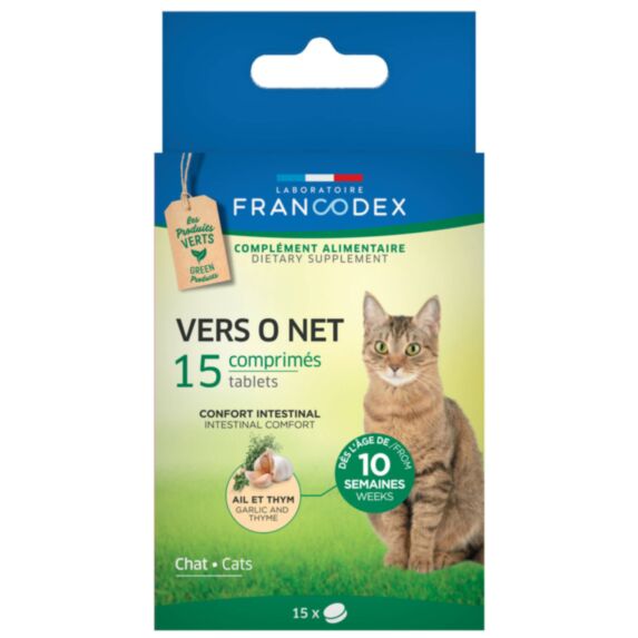 Comprimés VERS O NET Chaton/Chat - FRANCODEX