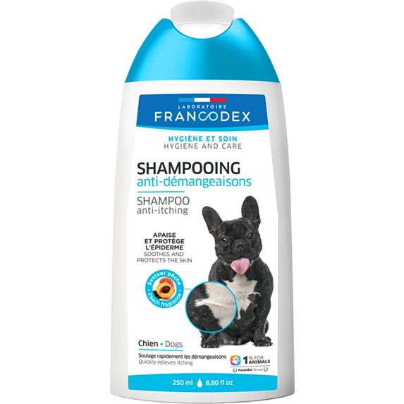 Shampooing chien anti-démangeaison250ml