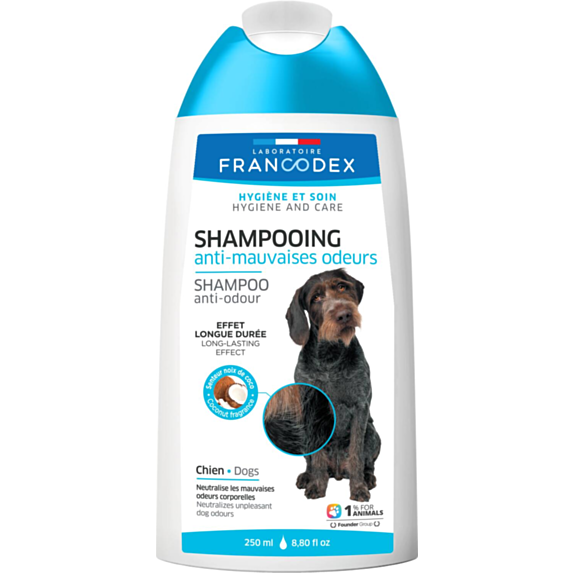 Shampooing chien antimauvaises odeurs 250 ml