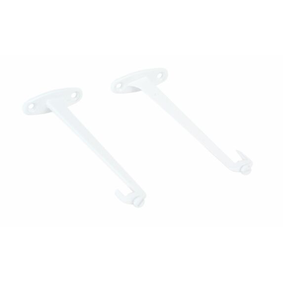 support pour tablette horizontaux laqués blanc - PRADEL