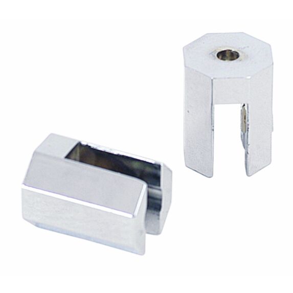 support tablette octogonaux chromés - PRADEL