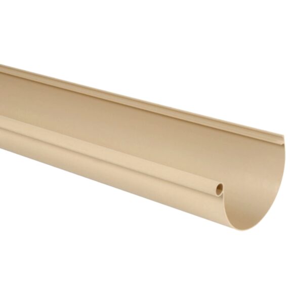 Profilé de gouttière de 25 Longueur 4 mètres Sable