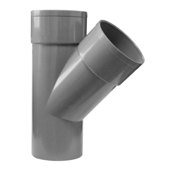 CULOTTE PVC 45° MÂLE FEMELLE Ø 80 mm