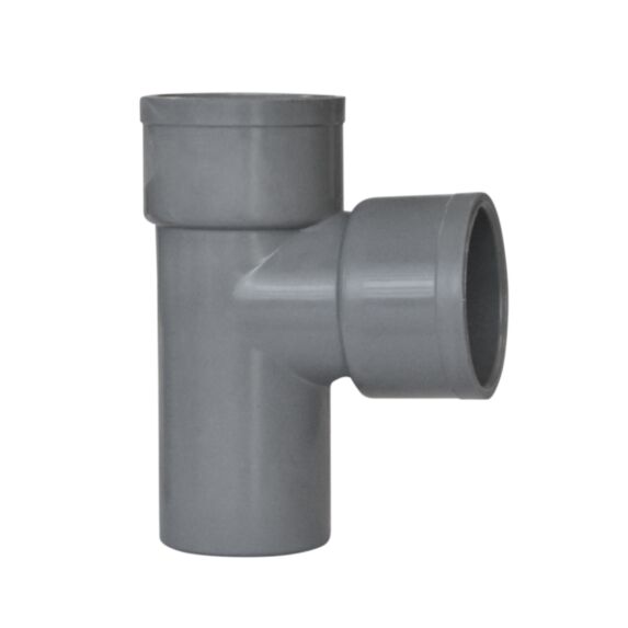 Té PVC 87°30 mâle-femelle Ø 125 mm