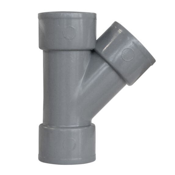 CULOTTE PVC FEMELLE-FEMELLE 45° Ø 50 mm