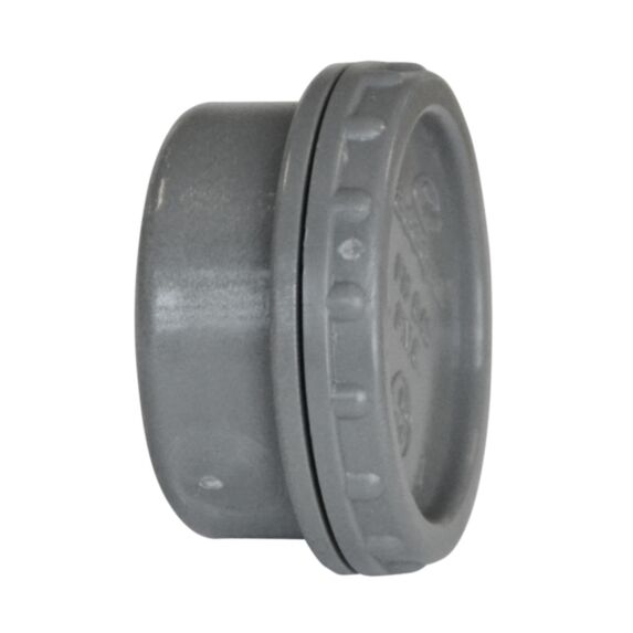 Bouchon PVC de dégorgement mâle diamètre 50 mm