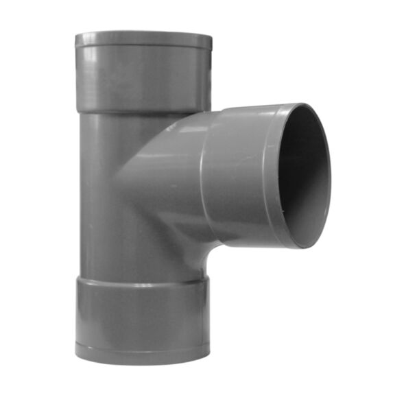 Té PVC 87°30 femelle-femelle diamètre 80 mm