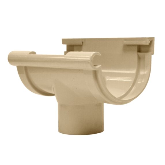 Naissance centrale à coller gouttière de 16 sable