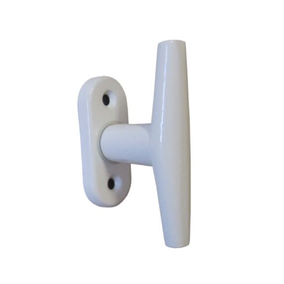 Crémone anémone alu blanc pour fenêtre - CHAINEY