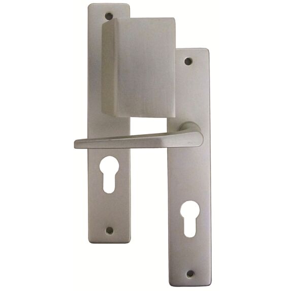 Poignées de porte à cylindre mélie alu champagne entraxe 195 mm - CHAINEY